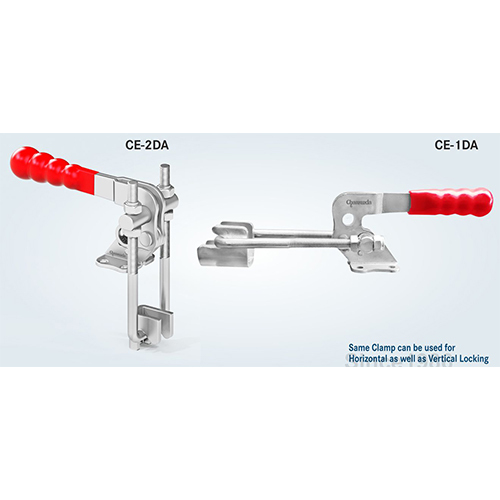 CE V Horizontal Handle Double Action Toggle Clamp