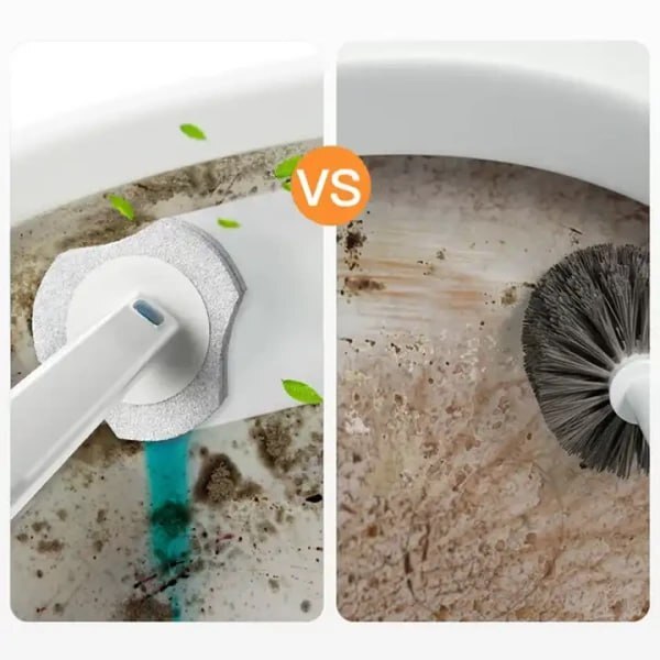 DISPOSABLE TOILET CLEANING BRUSH (10 REFILL)