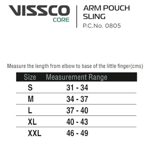 Vissco Arm Pouch Sling (Pc No:805)(XS/S/M/L/XL/XXL)