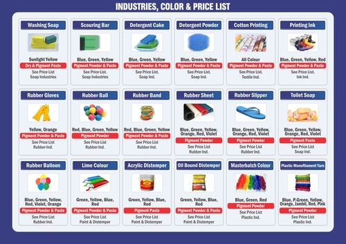 Industrial Colorant - 99% Purity, Grade A | Versatile Applications: Pigments for Coating, Cosmetic, Ink, Plastic, Rubber, Leather, Ceramic