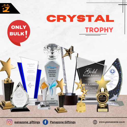 Trophy for Celebrations - Crystal | Precision Crafted with Personalized Engravings, Timeless Elegance for Corporate Recognition