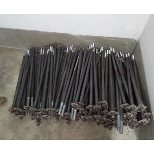 Tower Crane Foundation Bolt - Mild Steel, Alloy Steel & Stainless Steel, Length 250mm to 3000mm, Diameter 12mm to 100mm, Surface Treatment Options Available, Heavy Fabricated FDN Bolts