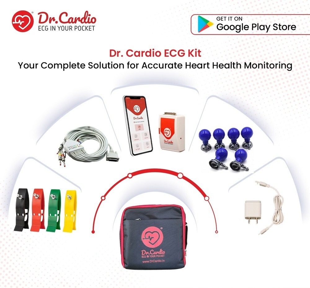 Dr.Cardio Digital Ecg Machine - Accuracy: 99.99 %