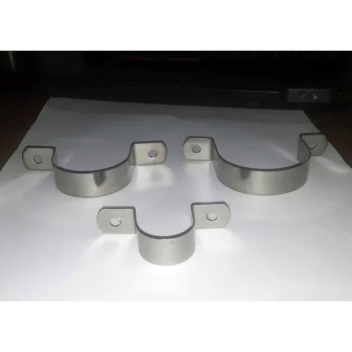 SS Pipe Clamps - MS & SS Material, 1/2'' to 4'' Size Range | C Shape & Saddle Shape with Galvanized Finish