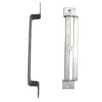 Ms Gi C Type Wall Clamp Bracket - 1/2 To 4 Inch Sizes, 1.5mm To 4mm Thickness | Supports Pipe Systems, Silver Finish, Heavy-duty Galvanization