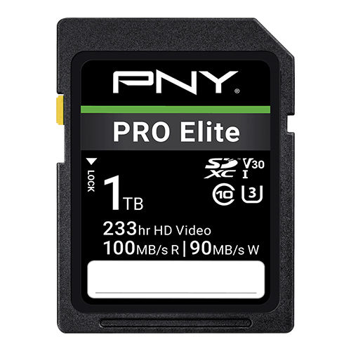 Pro Elite Class 1 TB 10 U3 V30 SD Flash Memory Card