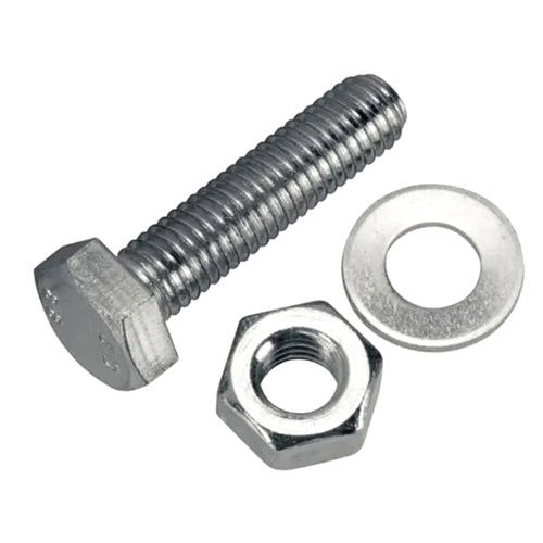 Silver Half Thread Bolt