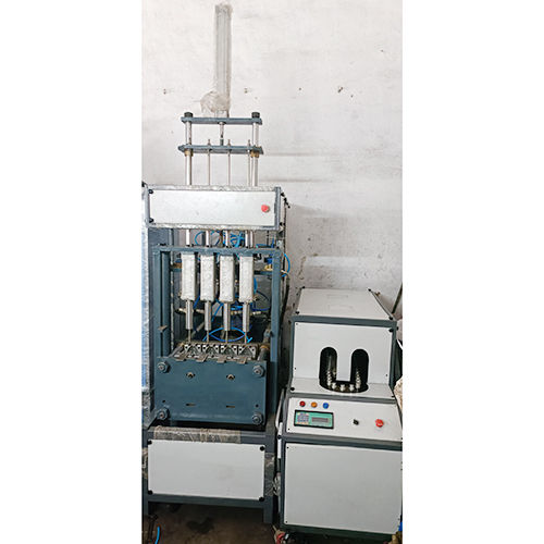 Semi Automatic 4 Cavity Pet Bottle Making Machine