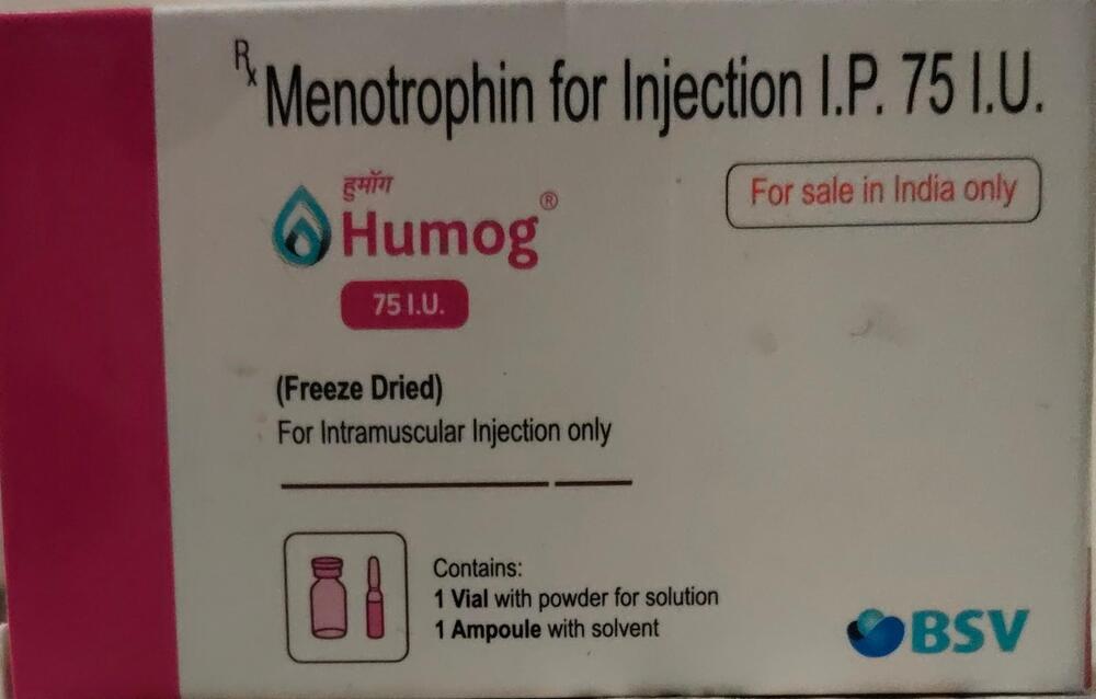 Menotrophin For Injection - Liquid Hormonal Solution | Potent Infertility Treatment FSH and LH Combination Physician-Recommended Dosage