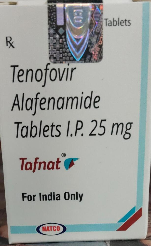 25mg Tenofovir Alafenamide Tablets - Solid Form General Medicine | Dosage as Suggested Store in Dry Place Effective HIV Treatment