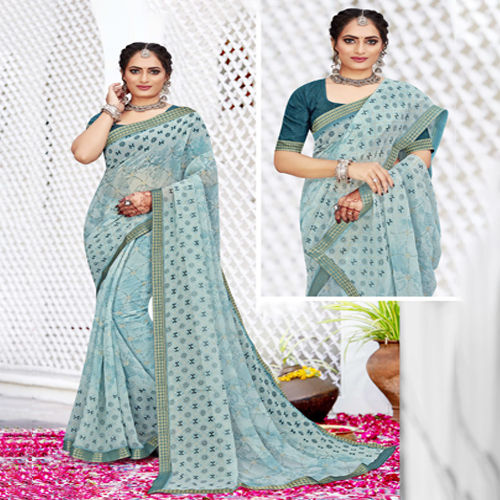 Different Available Ladies Chiffon Saree