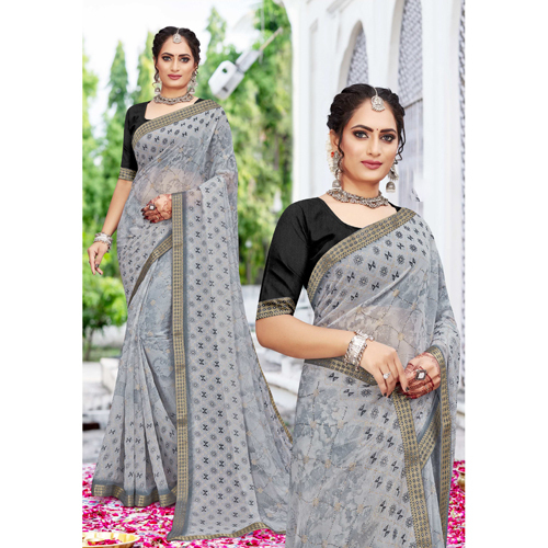 Ladies Chiffon Saree