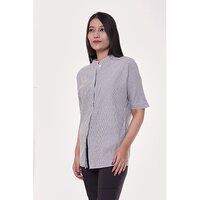 Hidden Placket Drop Shoulder Shirt