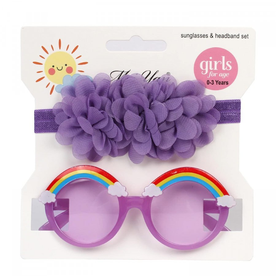 SUNGLASSES AND HEADBAND SET  FOR GIRLS