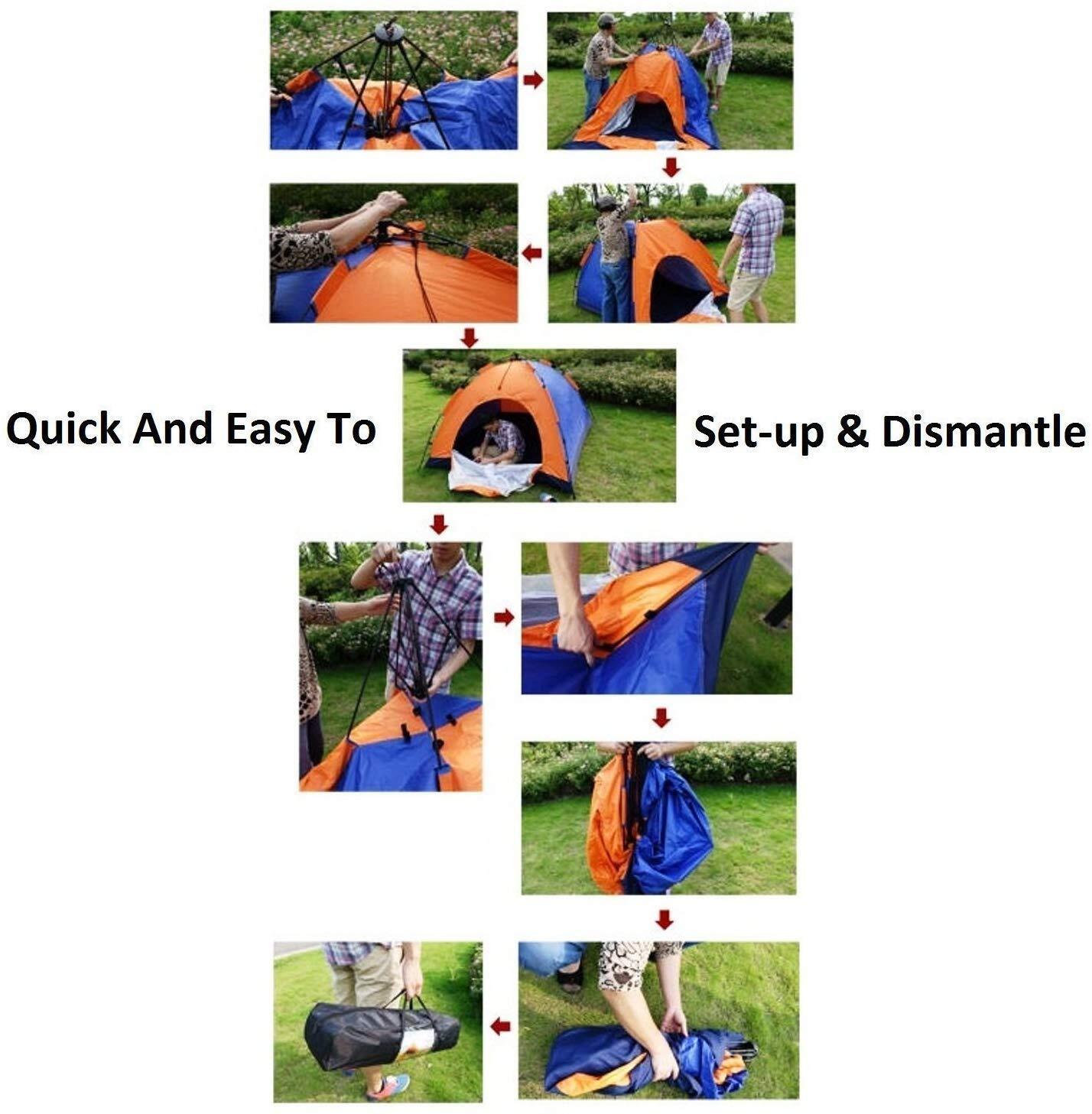 (6-PERSON) PORTABLE WATERPROOF OUTDOOR TENT