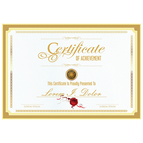 Certificate Printing Services