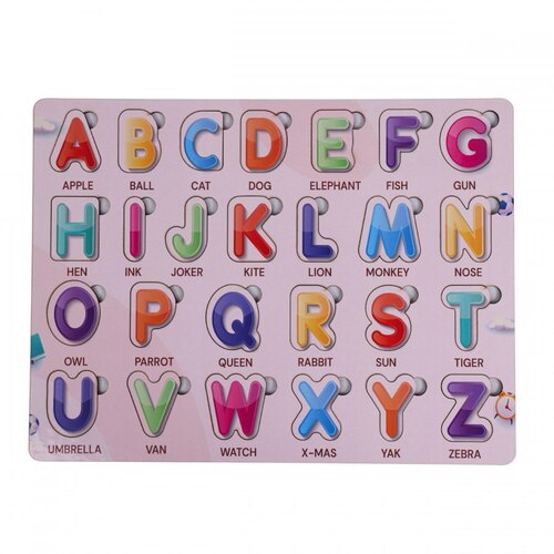 WOODEN ALPHABET PUZZLE