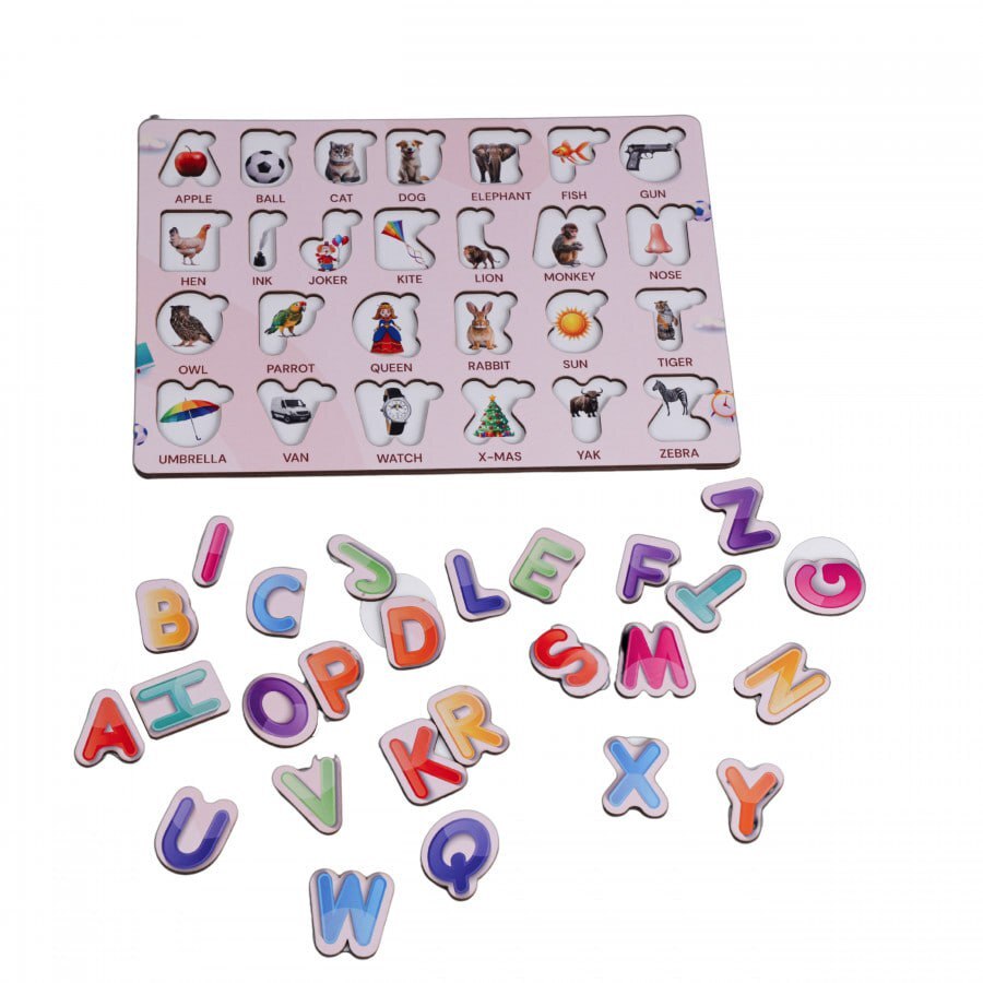 WOODEN ALPHABET PUZZLE