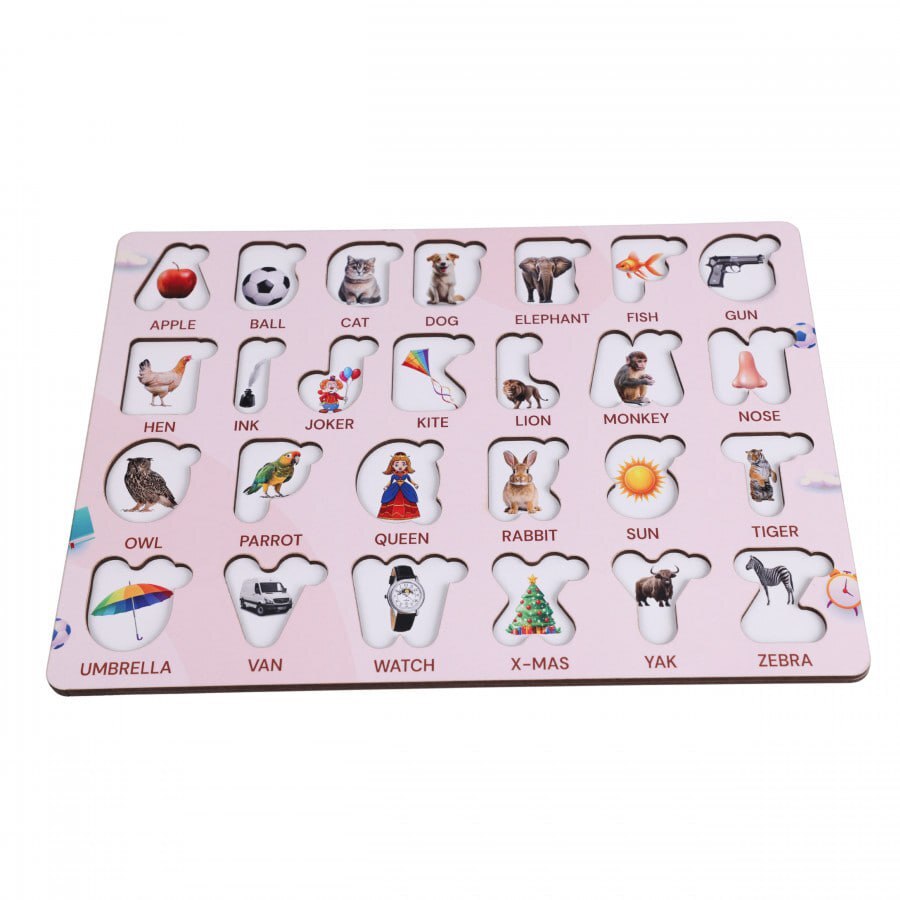 WOODEN ALPHABET PUZZLE