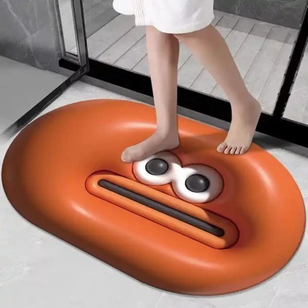 3D BATHROOM DOOR MAT (ROUND)