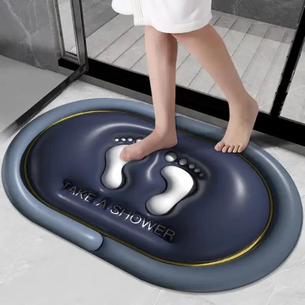 3D BATHROOM DOOR MAT (ROUND)