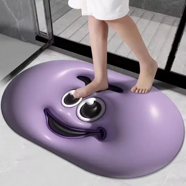 3D BATHROOM DOOR MAT (ROUND)
