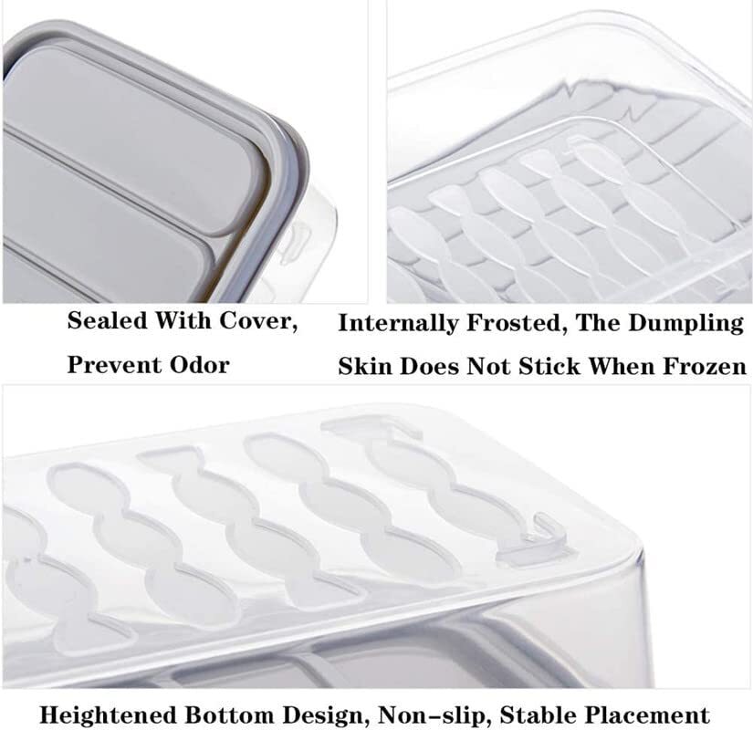 VEGETABLE FRUITS FRESH ORGANIZER STORAGE BOX WITH LID(SET OF 3) REFRIGERATOR