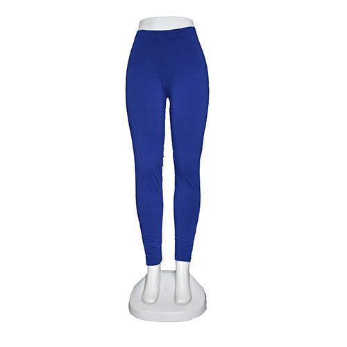 Blue Women Lycra Churidar Legging