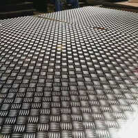 Aluminium Chequered Plate - High-grade Alloy, Rectangular Shape, Silver Color, Strong And Hard, Warranty Included