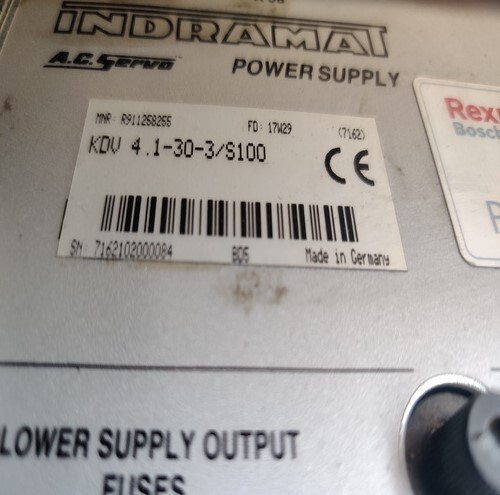 INDRAMAT KDV 4.1-30-3/S100 SERVO POWER SUPPLY