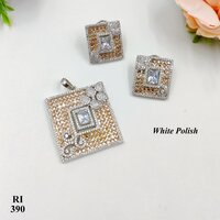 New Invisible Stone Setting Locket Set