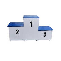 Victory Stand - Customizable Dimensions, Blue Rectangular Design | Non-waterproof, Non-dustproof, Elegant Display Solution