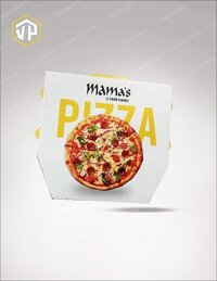 8 Inch Customized Pizza Packaging Box - Food-grade Paper, Rectangular Design, Matte Lamination, Uv Offset Printing, Secure Closure, Ventilation Holes