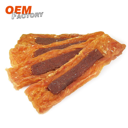 Dried Chicken Chip with Lamb Wholesale Low Fat Dog Treats Manufacturer