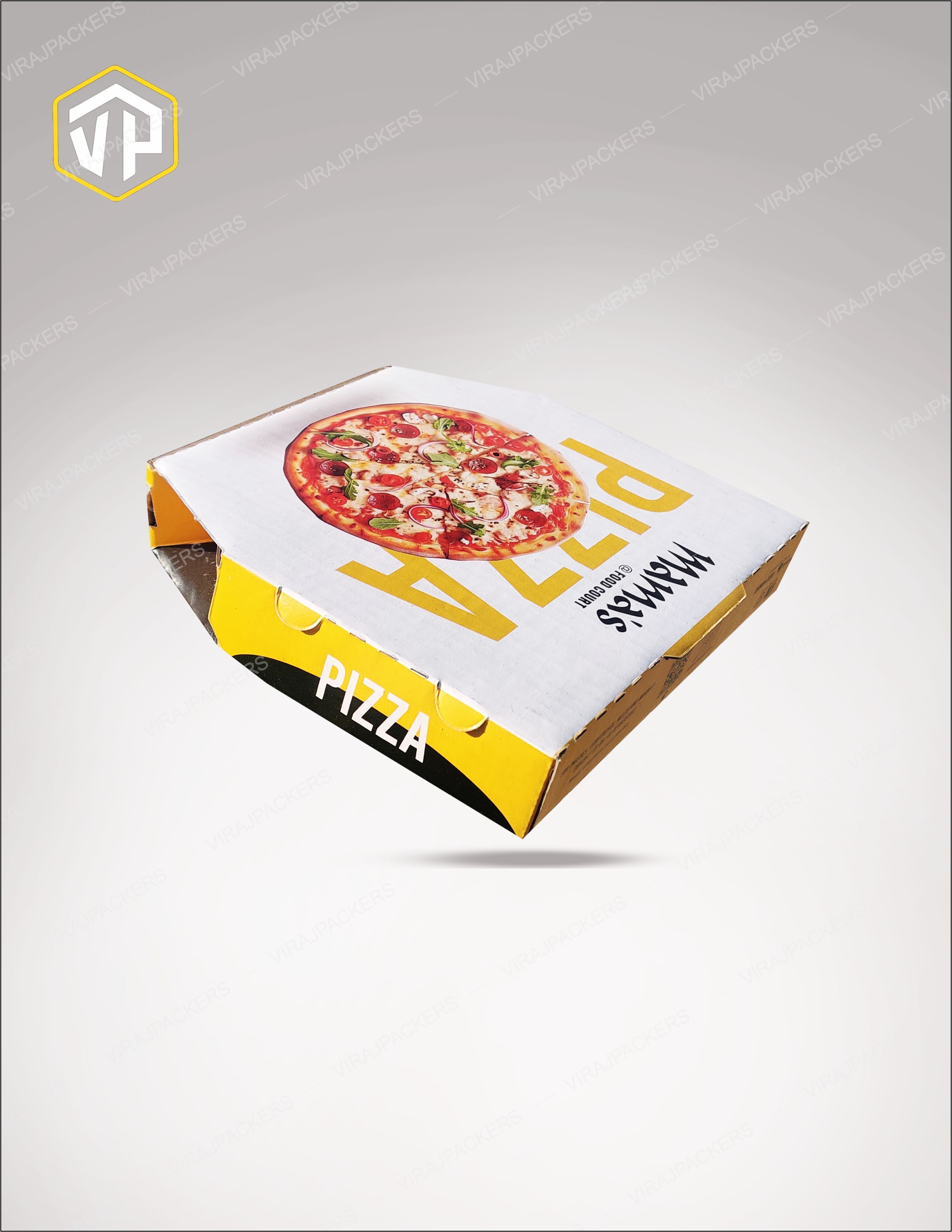 8 Inch Customized Pizza Packaging box / 3 ply Pizza Packaging box / Domino Pizza Box