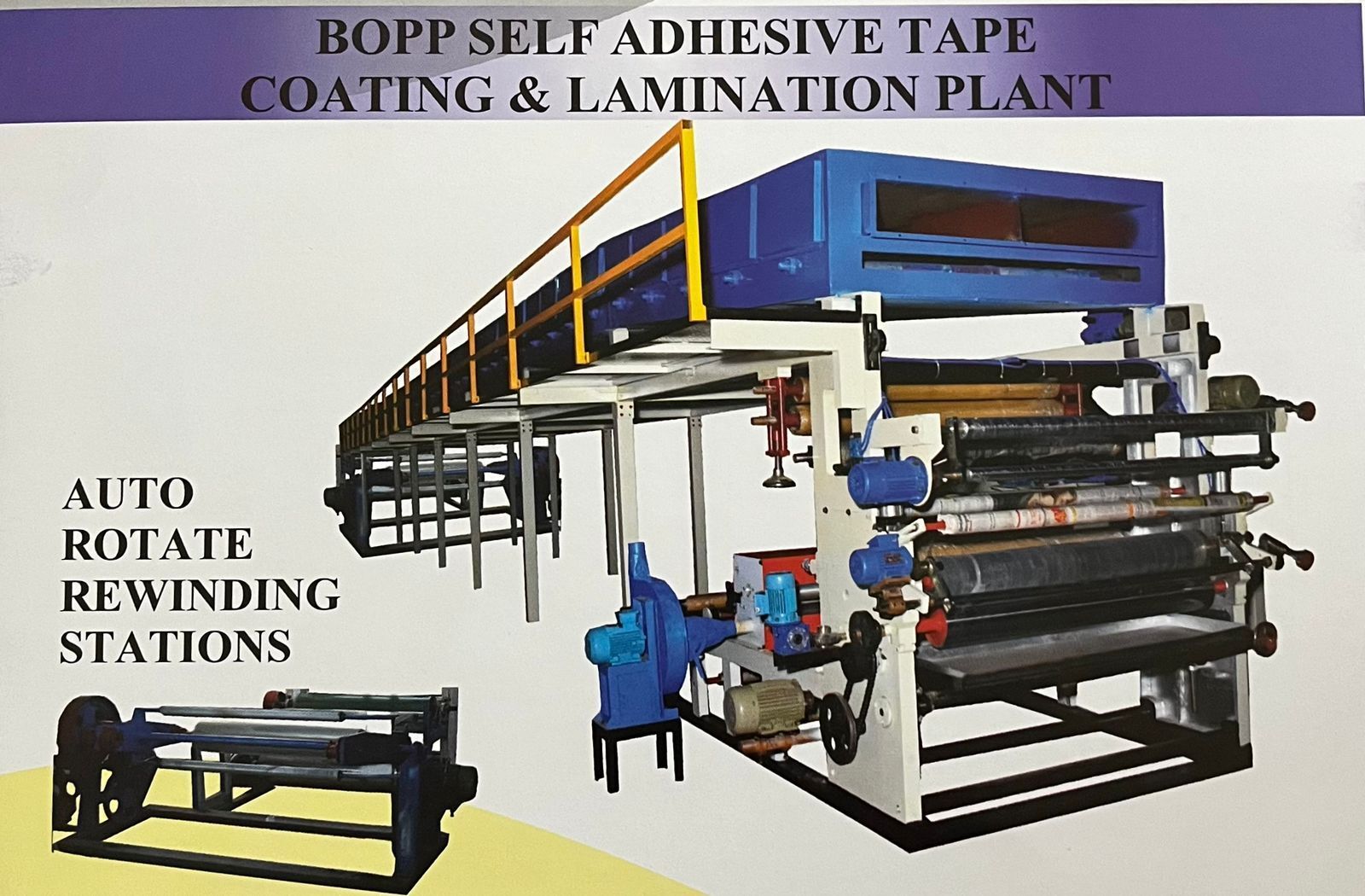 Automatic BOPP Self Adhesive Tape Machine