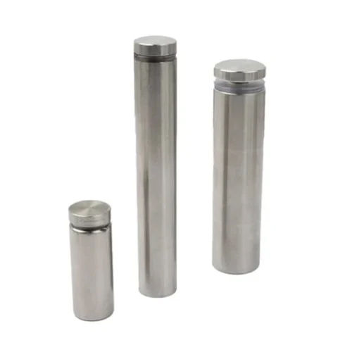 Plain Silver Polished Standard Stainless Steel Glass Studs