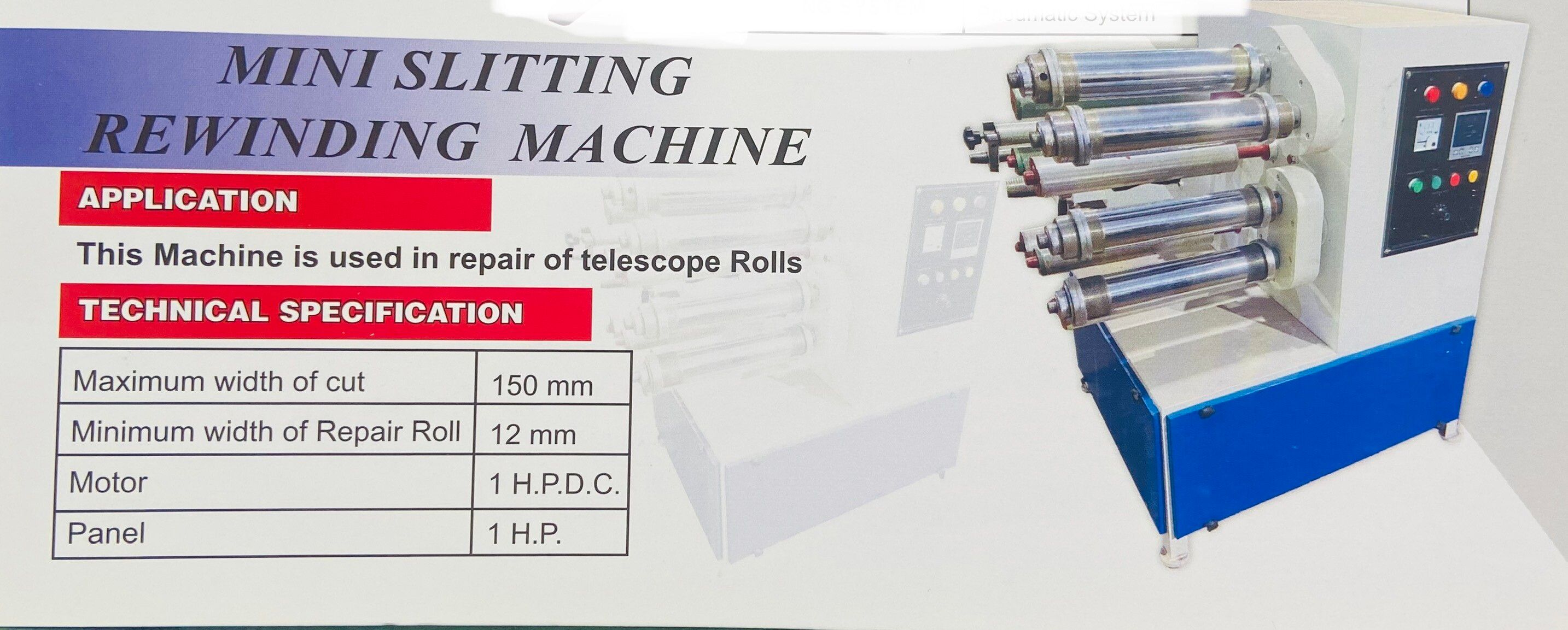 Mini Slitting Rewinding Machine