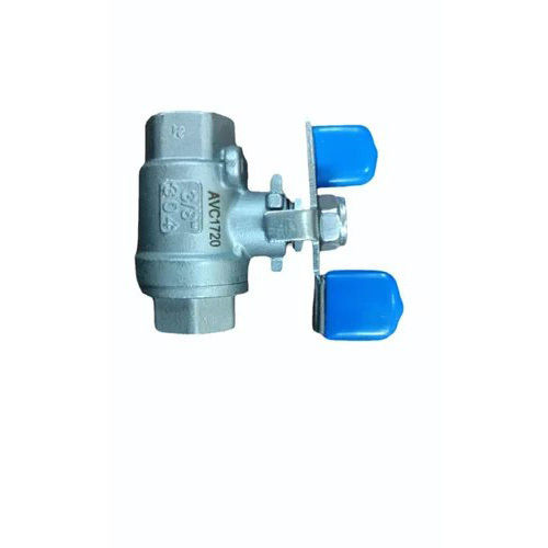 SS304 Ball Valve With Butterfly Handle (SS Chutki Ball Valve)