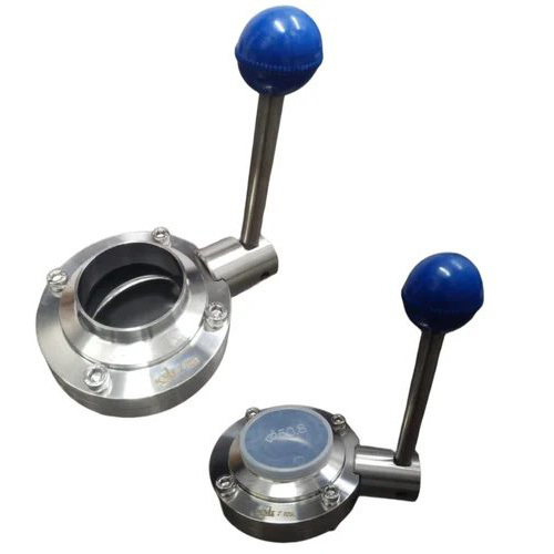 SS 304 Butterfly Valve Welded