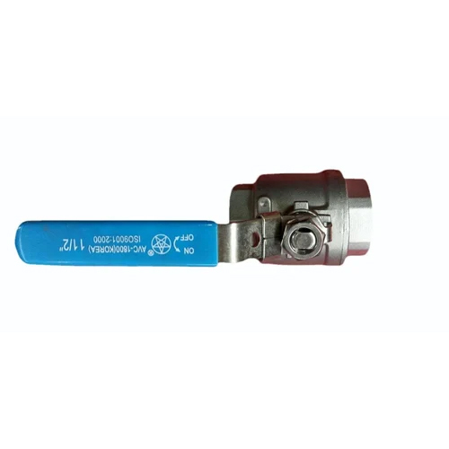 SS 304 Lockable Handle Ball Valve