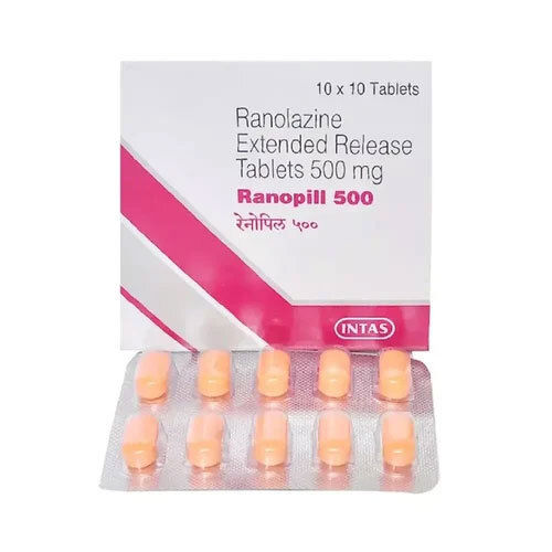 Ranolazine 500 Mg Tablet