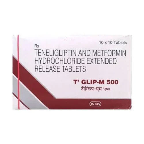 Teneligliptin 20mg Metformin 500mg Tablets