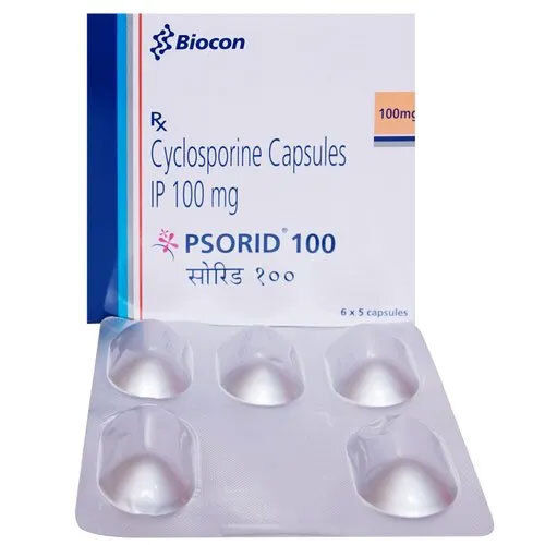 Cyclosporine Capsules Ip 100 Mg