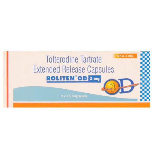 Tolterodine Tartrate 4 Mg Capsules