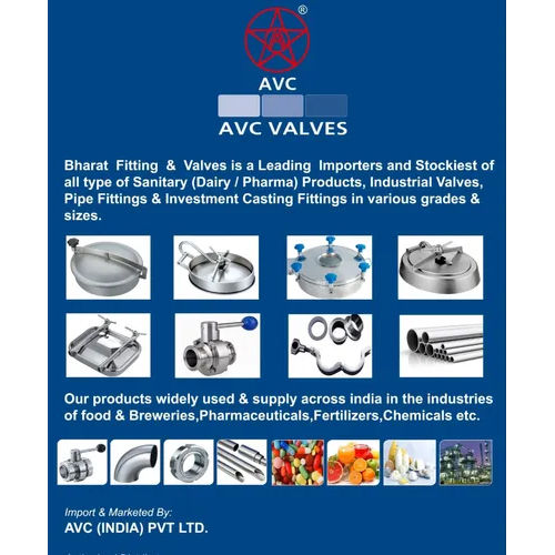 Avc Dairy Valve And Fittings at Best Price in Delhi | Bharat Fittings ...