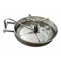 Stainless Steel Manhole Cover - Stainless Steel Grade 304/316, Customizable Dimensions, Polished Silver Finish | Corrosion-resistant, High Tensile & Heat Resistance