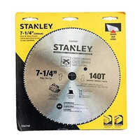 Stanley Steel Cutting Blade - High Speed Steel, 7 Inch Circular, Silver Finish, 140 Teeth | Ideal For Industrial Steel Cutting, Manual Operation