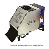 Silver Commercial Semi Automatic Chapati Making Machine