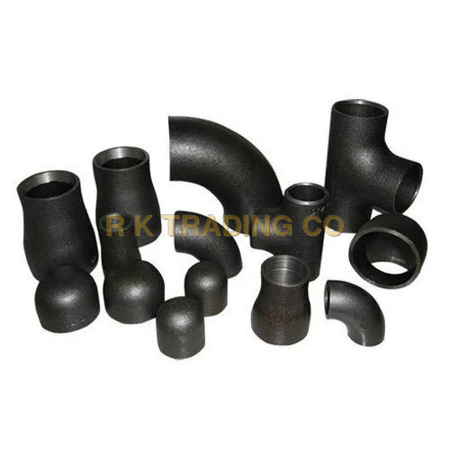 Carbon Steel Forged Pipe Fitting - 1/2 Inch | Black Finish, Durable Material for Reliable Applications in Construction